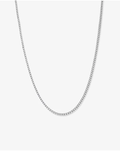 Michael Hill - Cubic Zirconia Tennis Necklace in Sterling Silver