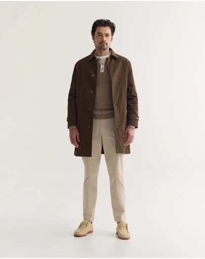 Oxford - Jay Cotton Twill Trench Coat