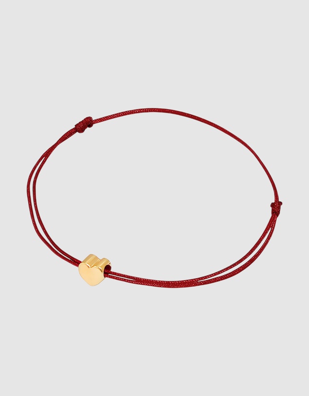 Elli Jewelry - Bracelet Heart 925 Sterling Silver Gold-Plated