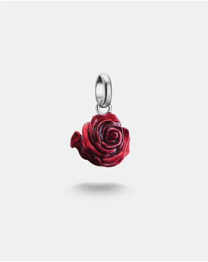THOMAS SABO - THOMAS SABO Connect Charm red rose blossom