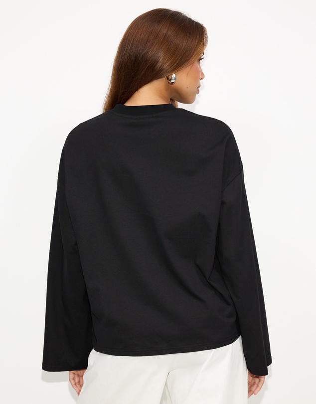Dazie - Nostalgia Oversized Long Sleeve Tee