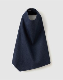 M.N.G - Open-Back Denim Top