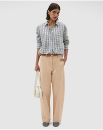 Oroton - Check Bomber Shirt