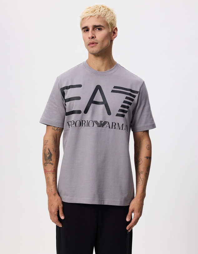 Emporio Armani EA7 - SS Train Logo Series M Oversize Logo Tee
