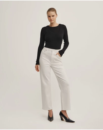 Witchery - Straight Crop Jeans