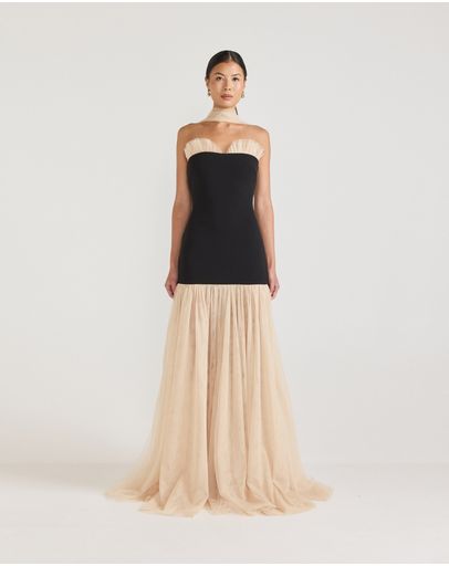 Black / Champagne Beige