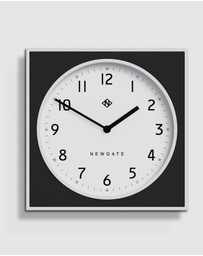 Newgate - Newgate Burger & Chips Wall Clock Black