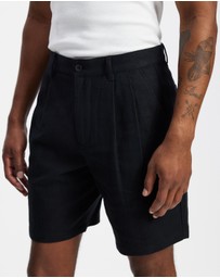 Staple Superior - Owen Linen Blend Shorts