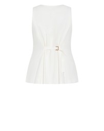 City Chic - Devienne Linen Vest