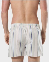 Mitch Dowd - Mitchdowd Mens Maui 3 Pack Boxer Shorts - Tropical and Stripe