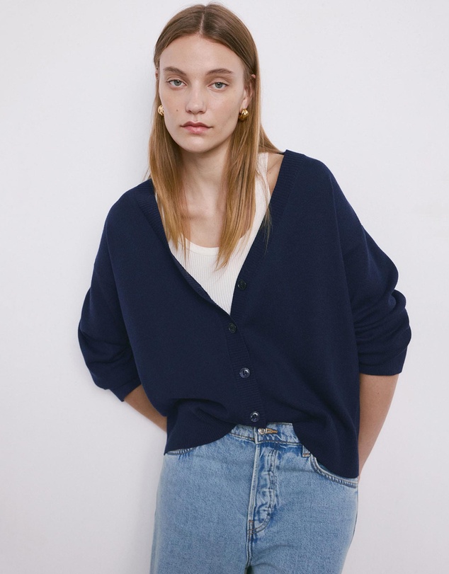 M.N.G - V-Neck Knitted Cardigan