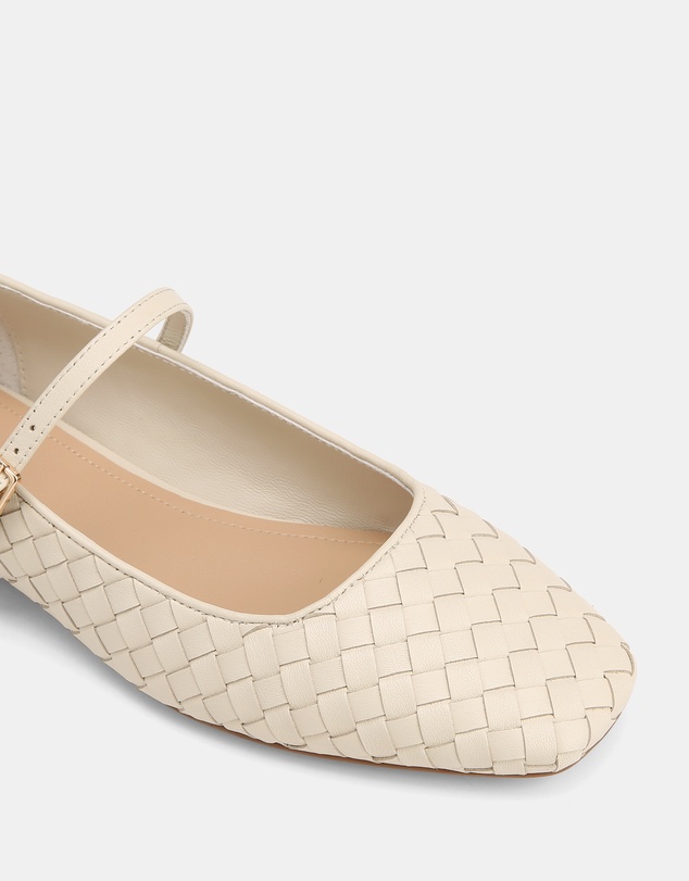 Wittner - Annie Woven Leather Mary Janes