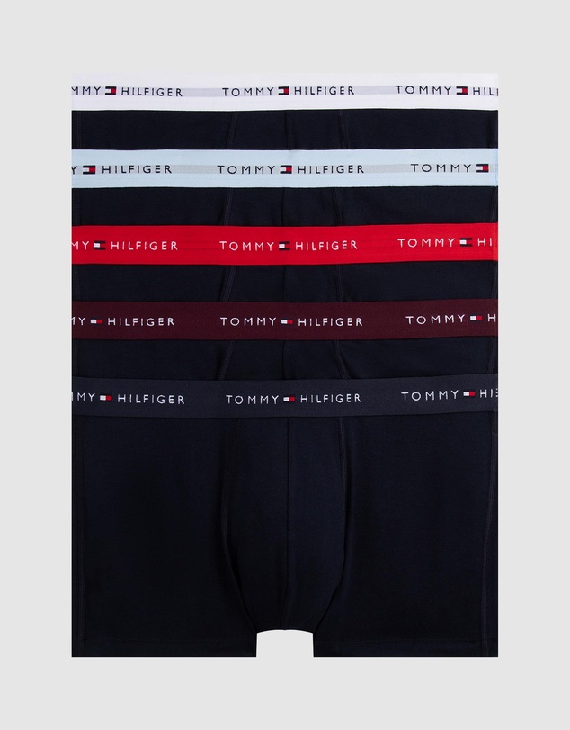 Tommy Hilfiger - 5-Pack Signature Essential Logo Waistband Trunks
