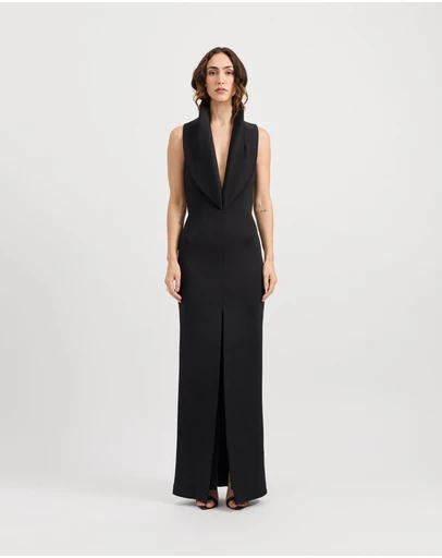 TOJHA - ODORA DRESS - BLACK