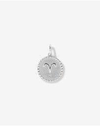 Michael Hill - Diamond Accent Aries Zodiac Pendant in Sterling Silver