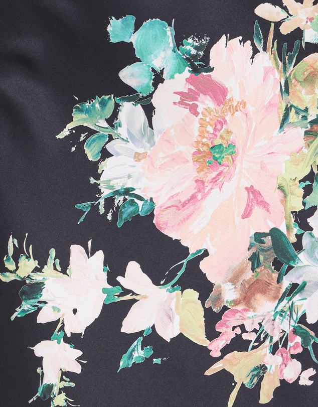 Petal & Pup - Anika Maxi Dress - Black Floral
