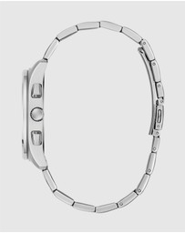 GUESS - GUESS Men's Silver-Tone Multifunction Watch