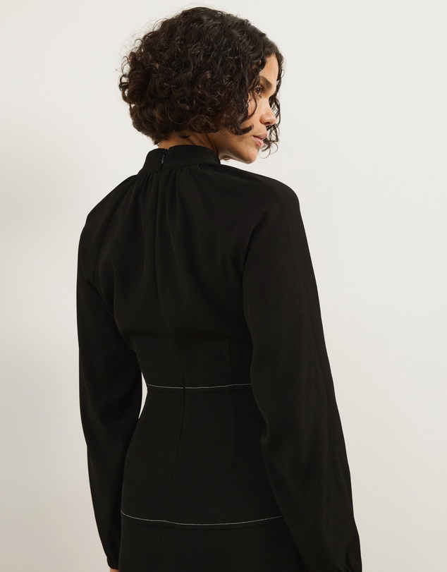 Atmos&Here - Raven Long Sleeve Maxi Dress