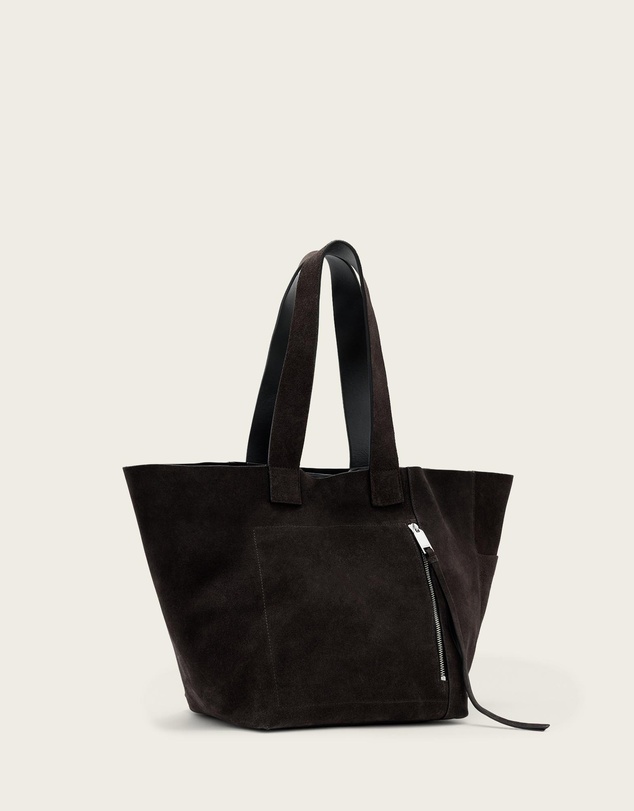 AllSaints - Alba Suede East West Tote