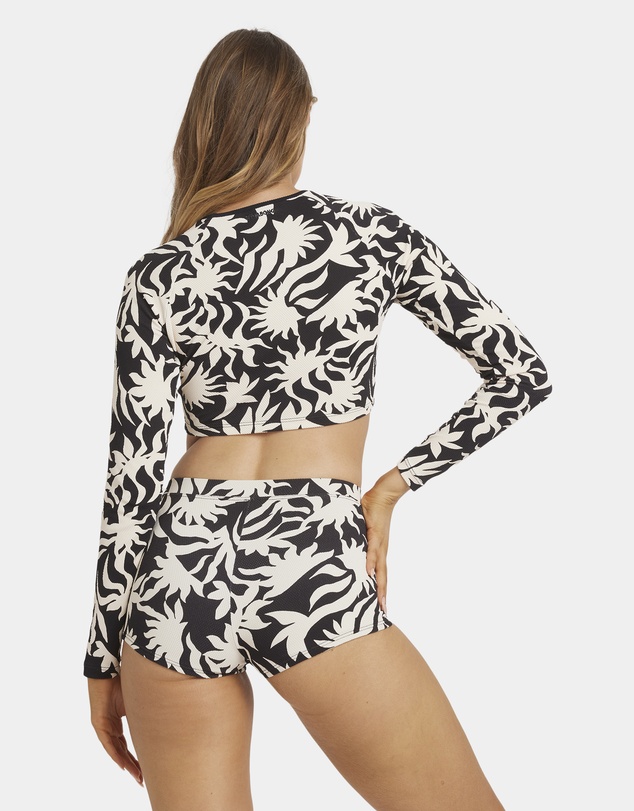 Billabong - Womens By My Side Crop Long Sleeve Rash Vest