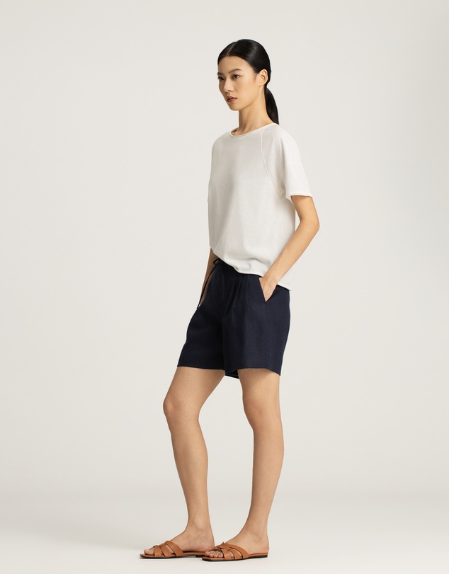IDA+S - Frances Linen Shorts