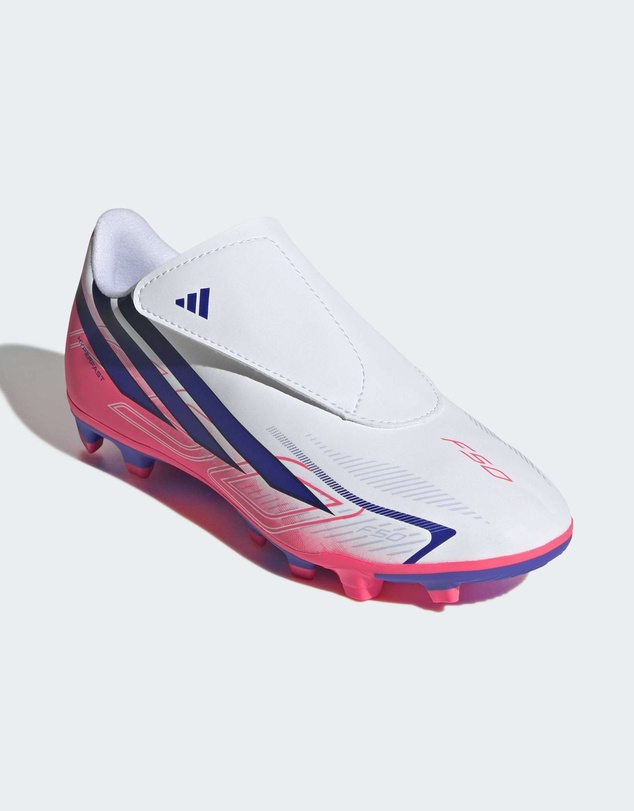 adidas Performance - F50 Hyperfast Club Velcro Firm Ground / Multi Ground Foot Football Ball Boots Kids