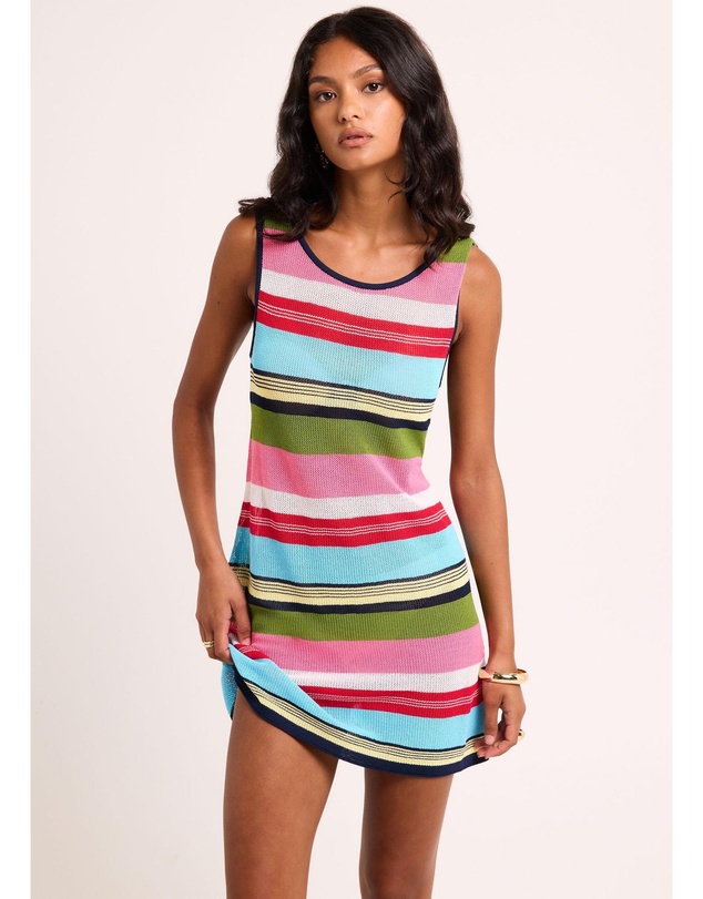 Subtitled - Alicante Stripes Knit Mini Dress