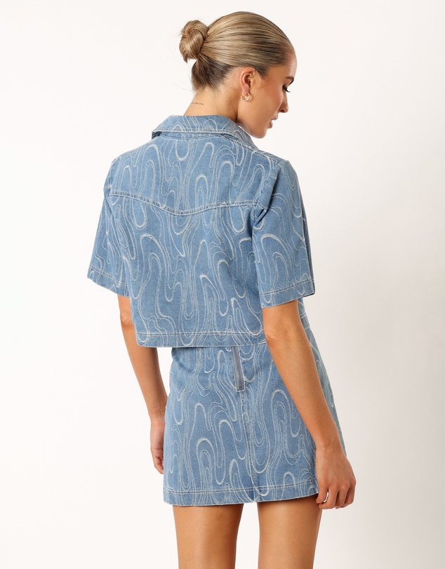 Petal & Pup - Tammy Two Piece Set - Blue Denim