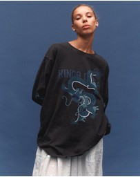 KINGA CSILLA - Rex Dragon Roses LS Tee