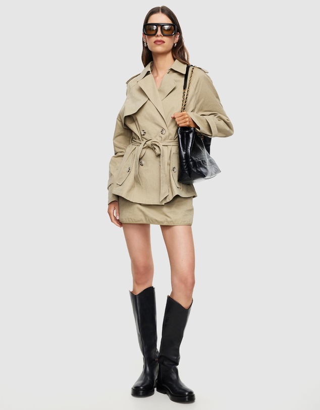 Lioness - Cropped Trencherous Coat
