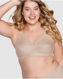 Naturana - Cotton Blend Full Coverage Wide Strap Bra