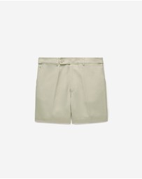 Calibre - Linen Blend Shorts Stone