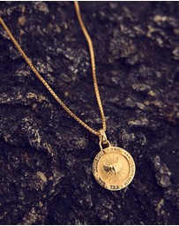 Rachel Jackson - Carpe Diem Token of Love Necklace Gold
