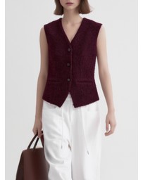 Glamorous - Vintage old money style tweed vest