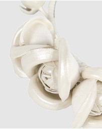 Max Alexander - Leather Flowers Headband