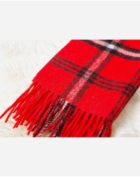 Ozwear Connection Uggs - Ugg 100% Australian Merino Wool Reversible Scarf Red