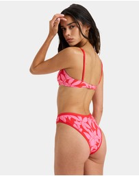 Roxy - Womens Khloe Basic Bralette Bikini Top