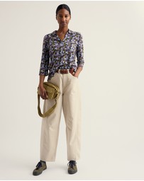 Seasalt - Seasalt Cornwall Multi Wavecrest Shirt in Organic Cotton Jersey