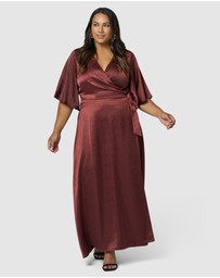 Pink Dusk by Curve Project - Femme Fatale Maxi Dress
