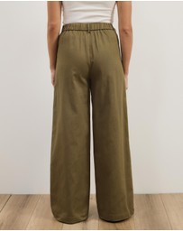 Atmos&Here - Laura Cotton Twill Pants
