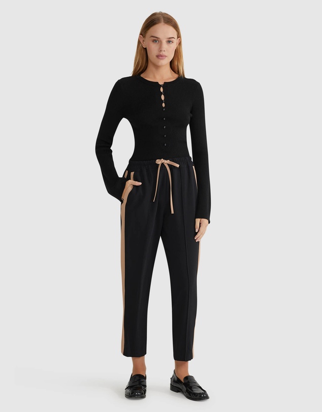 Oxford - Elka Henley Knit Top