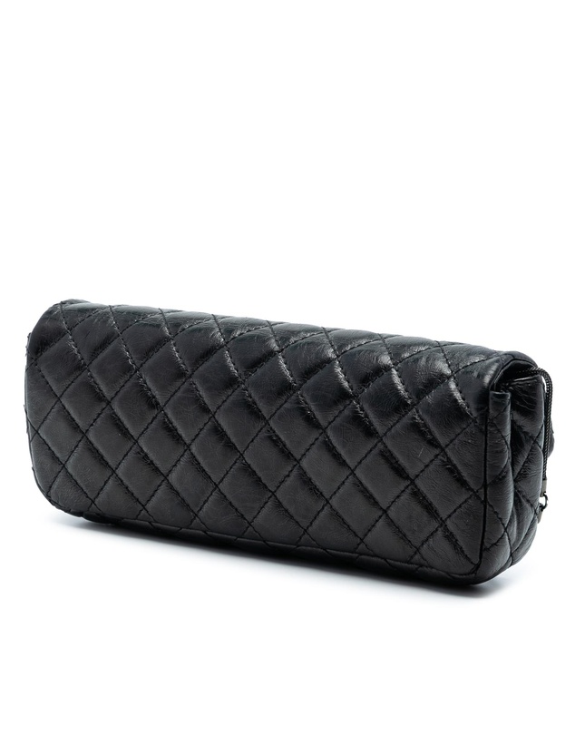 Pre-Loved by Azura Reborn - Pre-Loved Quilted Glazed Calfskin Reissue 2.55 Clutch with Chain