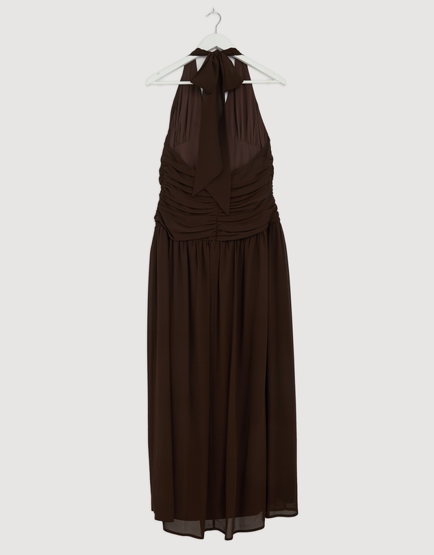 Revibe - Repaired CHANCERY Talara Halter Maxi Dress - AU 14