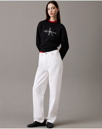 Calvin Klein Jeans - Monologo French Terry Relaxed Sweatshirt