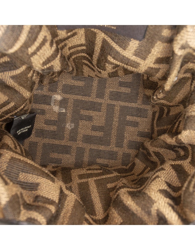 Pre-Loved by Azura Reborn - Pre-Loved Mini Quilted Silk FF 1974 Mon Tresor Bucket Bag