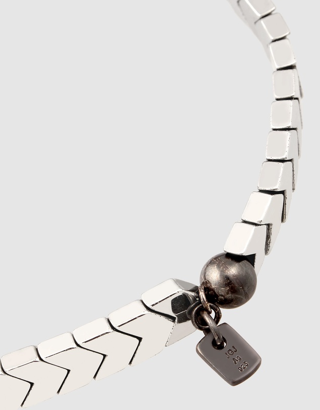 Kuzzoi - ICONIC EXCLUSIVE - Hematite Bead Bracelet in 925 Sterling Silver
