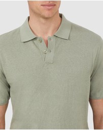 Van Heusen - Cotton Silk Knitted Polo