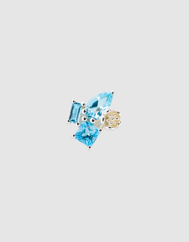 Karen Walker - Rock Garden Earrings with Topaz