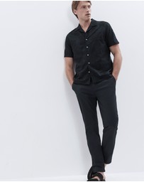 UNISON - Leaf Embroidered Regular Fit Shirt