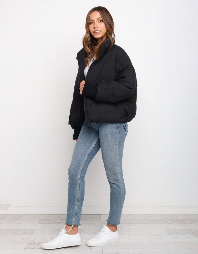 Petal & Pup - Edric Puffer Jacket - Black